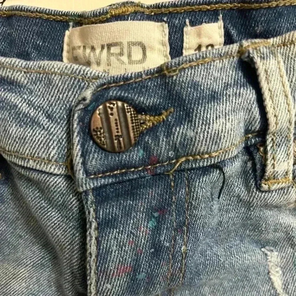 Kid’s FWRD DENIM &‎ CO. Paint Drip Jeans Size 10 - Picture 2 of 7